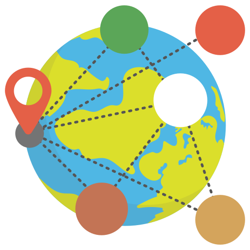 Connected globe